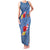 Bula Fiji Hibiscus and Plumeria Flowers Family Matching Tank Maxi Dress and Hawaiian Shirt Tapa Tattoo Polynesian Pattern