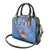 Bula Fiji Hibiscus and Plumeria Flowers Shoulder Handbag Tapa Tattoo Polynesian Pattern