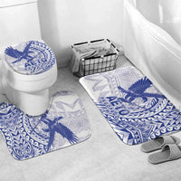 Samoa Pago Pago Aeto Bathroom Set Wingstyle Blue-White Color - Polynesian Pride