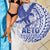 Samoa Pago Pago Aeto Beach Blanket Wingstyle Blue-White Color - Polynesian Pride