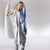 Samoa Pago Pago Aeto Hooded Blanket Wingstyle Blue-White Color - Polynesian Pride