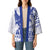 Samoa Pago Pago Aeto Kimono Wingstyle Blue-White Color - Polynesian Pride