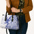 Samoa Pago Pago Aeto Leather Bag Wingstyle Blue-White Color - Polynesian Pride
