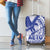 Samoa Pago Pago Aeto Luggage Cover Wingstyle Blue-White Color - Polynesian Pride