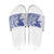 Samoa Pago Pago Aeto Slide Sandals Wingstyle Blue-White Color - Polynesian Pride
