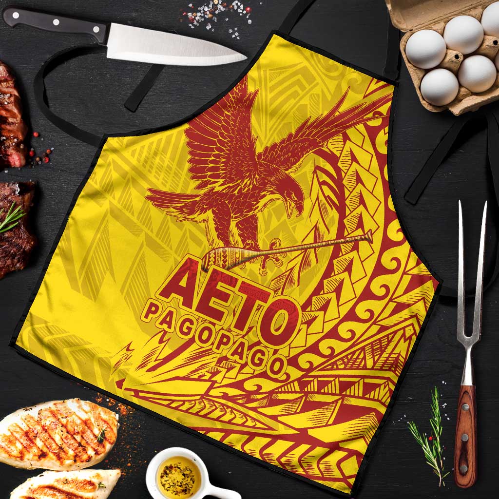 Samoa Pago Pago Aeto Apron Wingstyle Red-Gold Color - Polynesian Pride