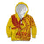 Samoa Pago Pago Aeto Kid Hoodie Wingstyle Red-Gold Color - Polynesian Pride