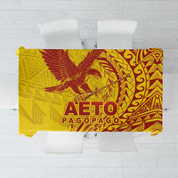Samoa Pago Pago Aeto Tablecloth Wingstyle Red-Gold Color - Polynesian Pride