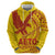Samoa Pago Pago Aeto Zip Hoodie Wingstyle Red-Gold Color - Polynesian Pride