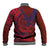 Samoa Pago Pago Aeto Baseball Jacket Wingstyle Red-Blue Color - Polynesian Pride