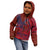 Samoa Pago Pago Aeto Kid Hoodie Wingstyle Red-Blue Color - Polynesian Pride