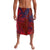 Samoa Pago Pago Aeto Lavalava Wingstyle Red-Blue Color - Polynesian Pride