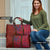 Samoa Pago Pago Aeto Travel Bag Wingstyle Red-Blue Color - Polynesian Pride