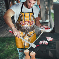 Samoa Pago Pago Aeto Apron Bald Eagle with Polynesian Art Tattoos - Polynesian Pride