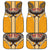 Samoa Pago Pago Aeto Car Mats Bald Eagle with Polynesian Art Tattoos - Polynesian Pride