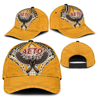American Samoa Pago Pago Aeto Classic Cap Bald Eagle with Polynesian Art Tattoos - Polynesian Pride