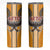 Samoa Pago Pago Aeto Skinny Tumbler Bald Eagle with Polynesian Art Tattoos - Polynesian Pride