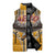 Samoa Pago Pago Aeto Sleeveless Puffer Jacket Bald Eagle with Polynesian Art Tattoos - Polynesian Pride