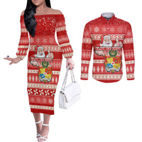 tonga-christmas-couples-matching-off-the-shoulder-long-sleeve-dress-and-long-sleeve-button-shirts-the-santa-coat-of-arms-with-ngatu-and-snow-pattern