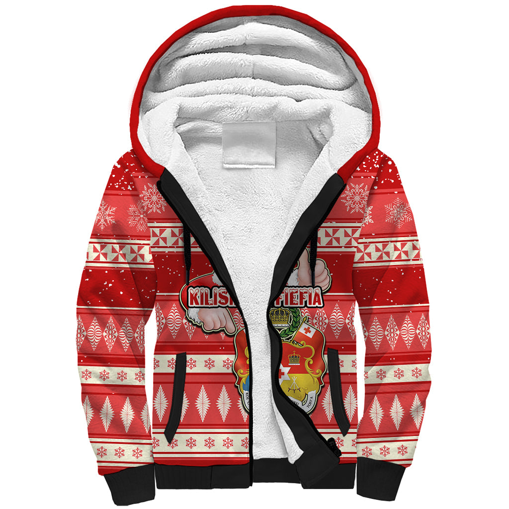 tonga-christmas-sherpa-hoodie-the-santa-coat-of-arms-with-ngatu-and-snow-pattern