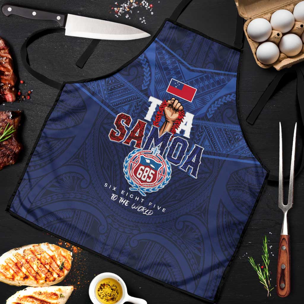 Rugby Toa Samoa Apron Champions Six Eight Five - Polynesian Pride