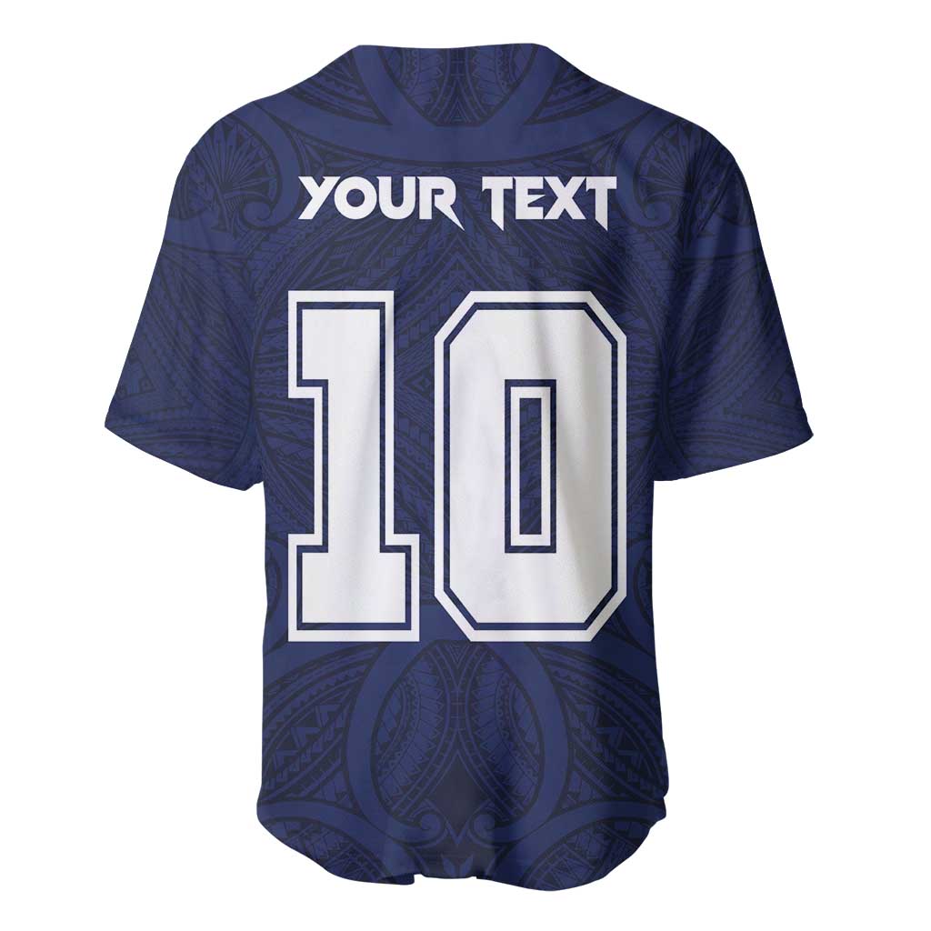 Custom Rugby Toa Samoa Baseball Jersey Champions Six Eight Five - Polynesian Pride