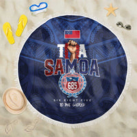 Rugby Toa Samoa Beach Blanket Champions Six Eight Five - Polynesian Pride