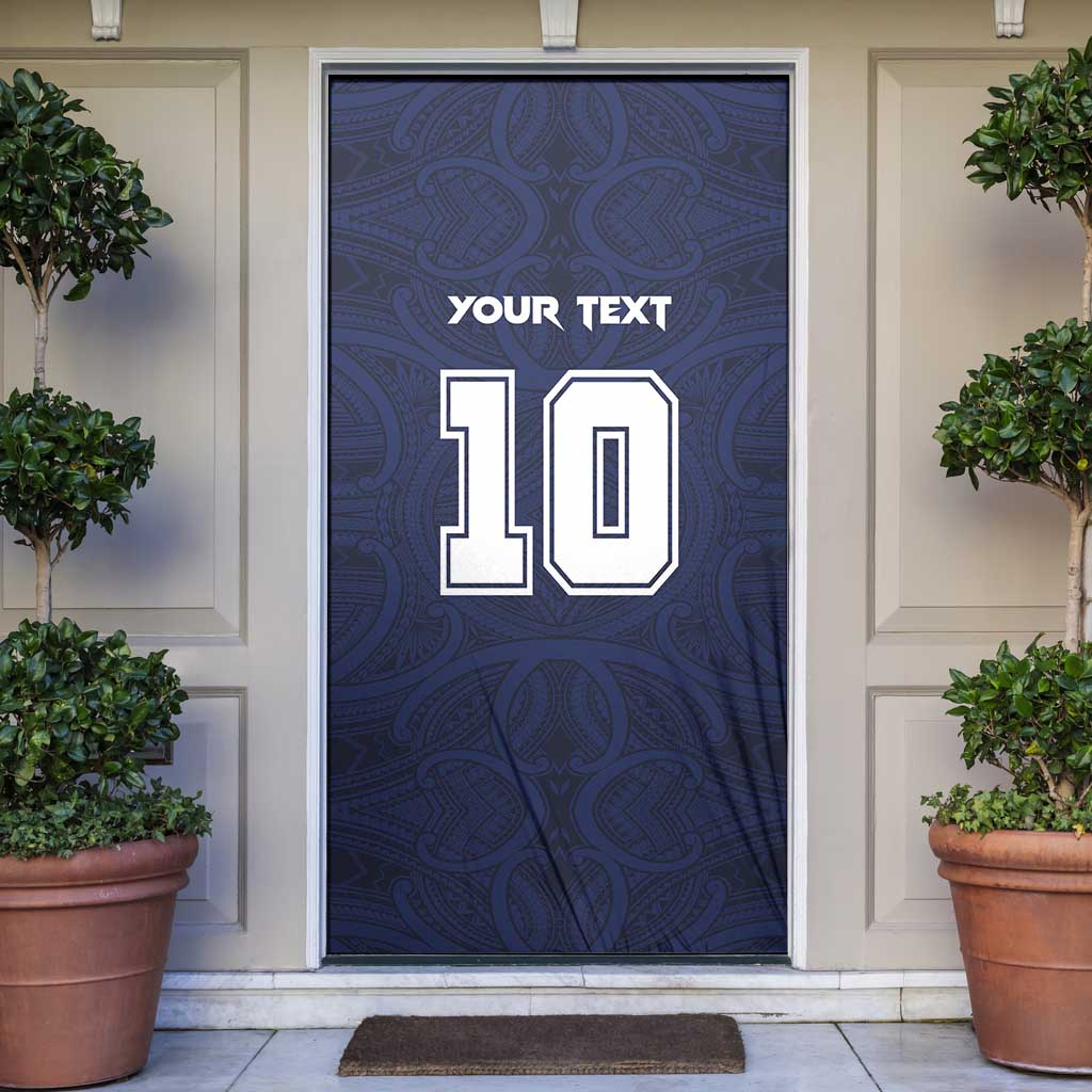 Custom Rugby Toa Samoa Door Cover Champions Six Eight Five - Polynesian Pride