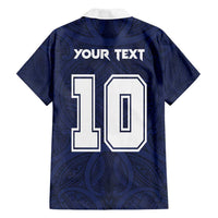 Custom Rugby Toa Samoa Family Matching Off Shoulder Maxi Dress and Hawaiian Shirt Champions Six Eight Five - Polynesian Pride