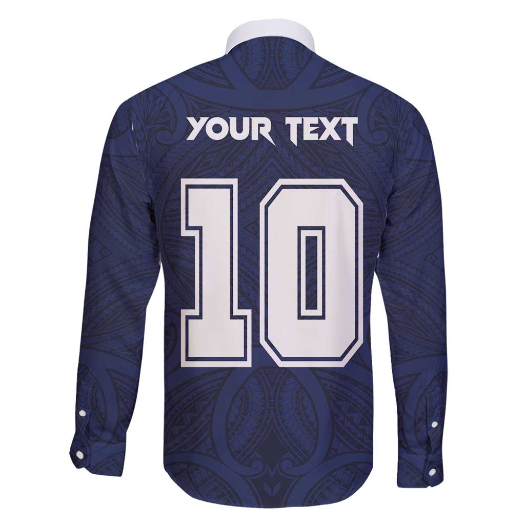 Custom Rugby Toa Samoa Family Matching Tank Maxi Dress and Hawaiian Shirt Champions Six Eight Five - Polynesian Pride