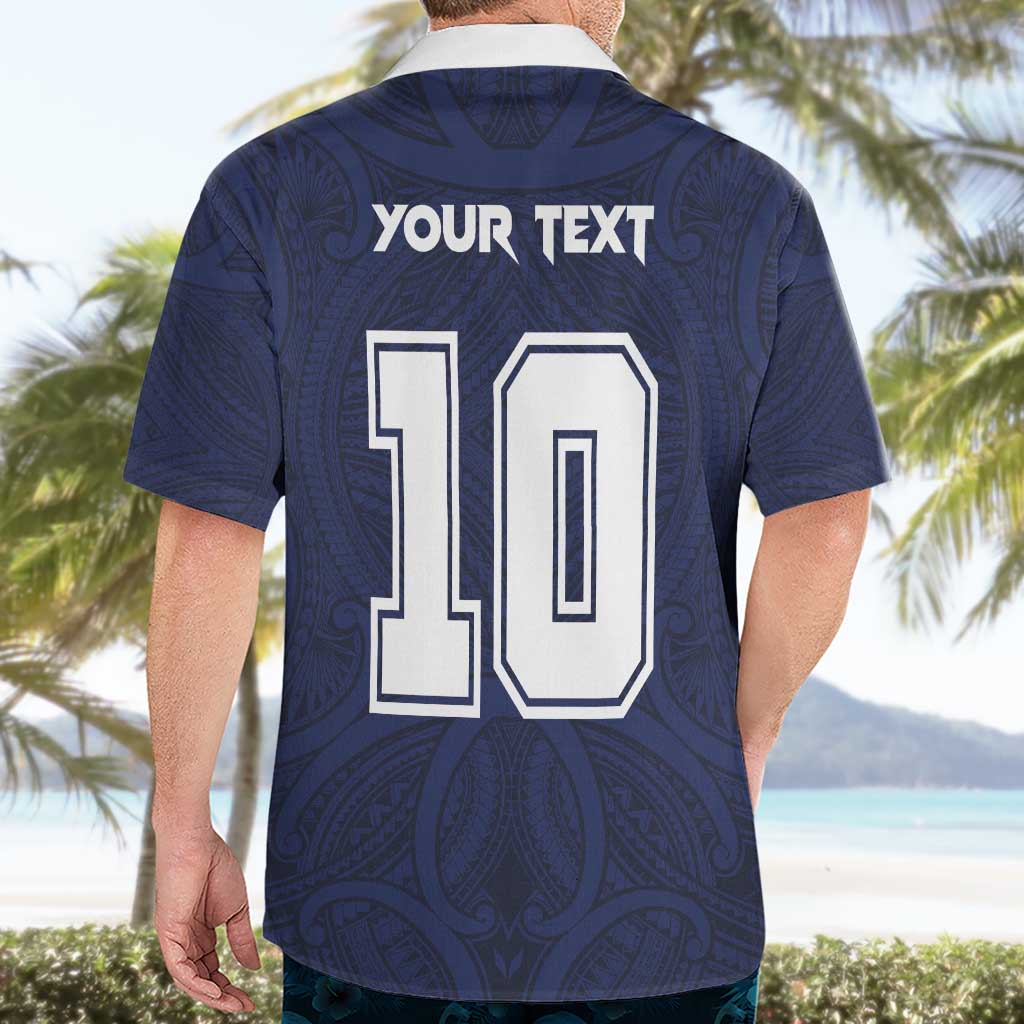 Custom Rugby Toa Samoa Hawaiian Shirt Champions Six Eight Five - Polynesian Pride