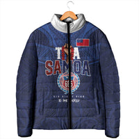 Custom Rugby Toa Samoa Padded Jacket Champions Six Eight Five LT03 - Polynesian Pride