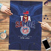Rugby Toa Samoa Puzzle Champions Six Eight Five - Polynesian Pride