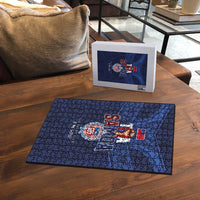 Rugby Toa Samoa Puzzle Champions Six Eight Five - Polynesian Pride