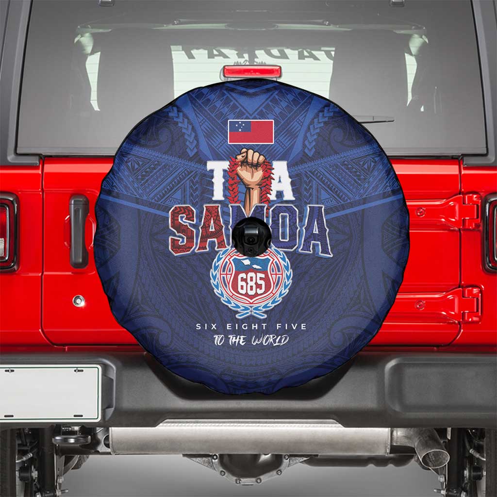 Rugby Toa Samoa Spare Tire Cover Champions Six Eight Five - Polynesian Pride