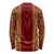 Hawaii Style Hibiscus and Tribal Element Fabric Patchwork Long Sleeve Shirt LT03 - Polynesian Pride