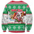 Custom Hawaii Mele Kalikimaka Sweatshirt Aloha Santa and Palm Tree Mix Kakau Pattern LT03 - Polynesian Pride