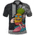 Hawaii Pineapple Surfing With Kakau Tribal Polo Shirt LT03 Brown - Polynesian Pride