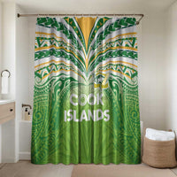 Cook Islands Rugby League Bathroom Set Tatau Tribal Motifs-Light Green Color - Polynesian Pride