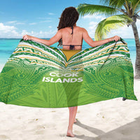 Cook Islands Rugby League Sarong Tatau Tribal Motifs-Light Green Color - Polynesian Pride