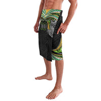 Custom Cook Islands Rugby League Lavalava Tatau Tribal Motifs-Black Color - Polynesian Pride