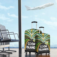 Cook Islands Rugby League Luggage Cover Tatau Tribal Motifs-Black Color - Polynesian Pride