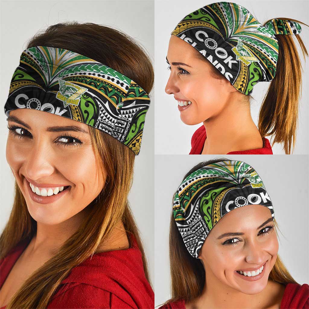 Cook Islands Rugby League Neck Gaiter Tatau Tribal Motifs-Black Color - Polynesian Pride