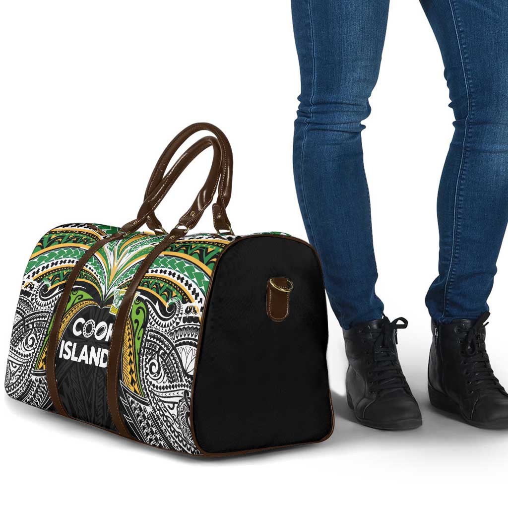 Cook Islands Rugby League Travel Bag Tatau Tribal Motifs-Black Color - Polynesian Pride