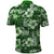 Hawaiian Quilt Pattern Polo Shirt Hibiscus and Tribal Element Vintage Green Vibe LT03 - Polynesian Pride