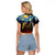 New Zealand and Australia ANZAC Day Raglan Cropped T Shirt Kiwi Bird and Kangaroo Soldier Starry Night Style LT03 - Polynesian Pride