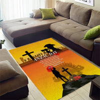 New Zealand and Australia ANZAC Day Area Rug Gallipoli Lest We Forget LT03 - Polynesian Pride