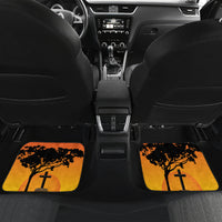 New Zealand and Australia ANZAC Day Car Mats Gallipoli Lest We Forget LT03 Set 2pcs - Back Yellow - Polynesian Pride