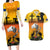 New Zealand and Australia ANZAC Day Couples Matching Long Sleeve Bodycon Dress and Hawaiian Shirt Gallipoli Lest We Forget LT03 Yellow - Polynesian Pride
