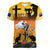 New Zealand and Australia ANZAC Day Women V Neck T Shirt Gallipoli Lest We Forget LT03 Female Yellow - Polynesian Pride